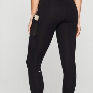 Fabletics Black Leggings with Side Pocket